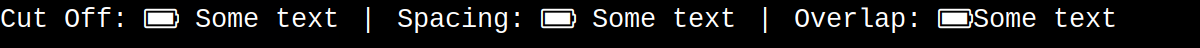 The same config as in the previous screenshot but using ``Symbols Nerd Font Mono`` for the font icons